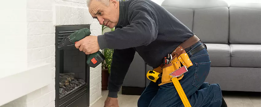 New Indoor Fireplace Installation in Sterling, Illinois