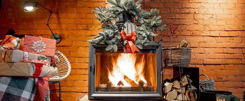 Travis Industries Linear Gas Fireplace Installation in Sterling, Illinois