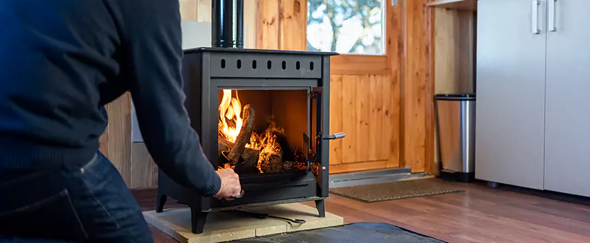Open Hearth Wood Fireplace Installation in Sterling, IL