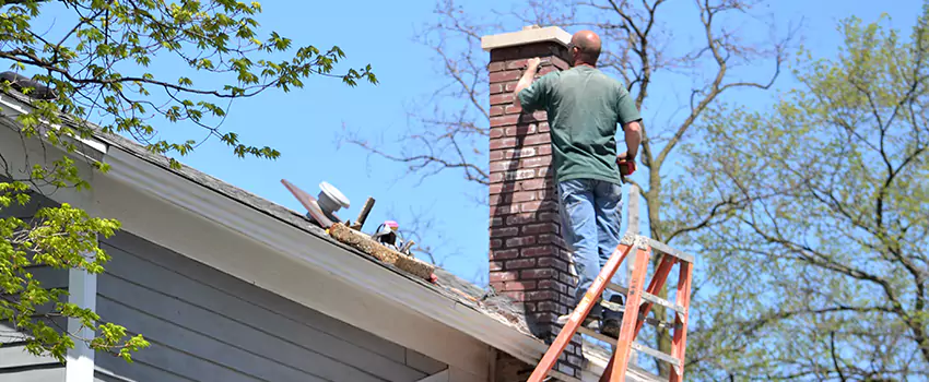 Vinyl and PVC Chimney Flashing Installation in Sterling, IL