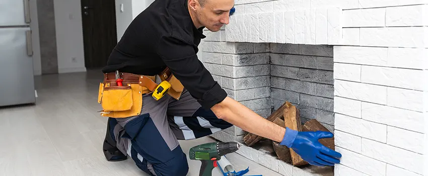 Fireplace Damaged Damper Frame Repair Services in Sterling, Illinois
