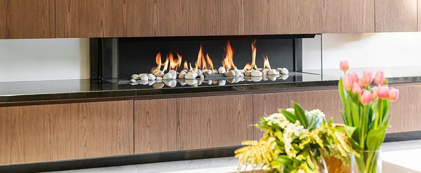 Double-height Fireplace Design Refurbishment in Sterling, Illinois